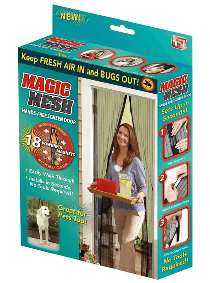 Magic Mesh Magnetic Hands Free Screen Door - DMC Wholesale