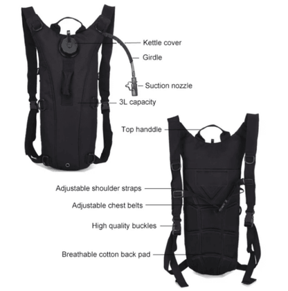 Hydration Backpack Biking and Hiking (3L) - DMC Wholesale