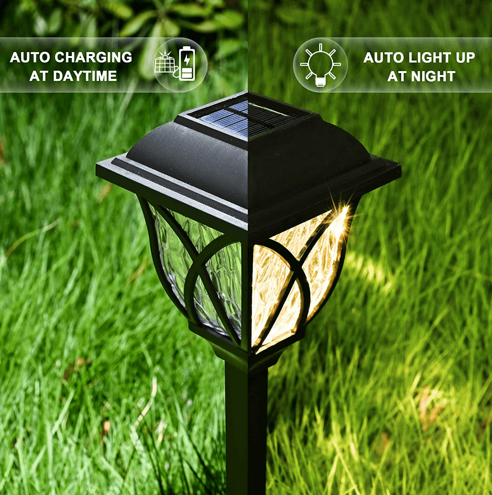 Outdoor Solar Garden Lights (6 pcs) - DMC Wholesale