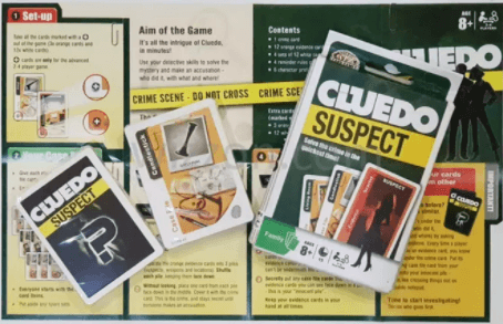 Cluedo Suspect Card Game - DMC Wholesale