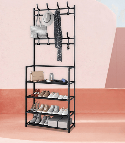 Shoe and Clothes Rack (4 Tier) - Alt View