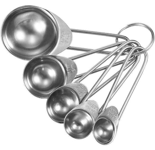 Stainless Steel Measuring Spoon Set (5 pcs) - DMC Wholesale