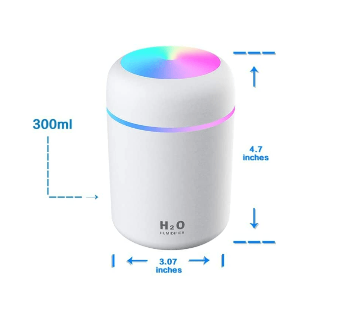Colorful Cool Mini Humidifier (300ml) - DMC Wholesale