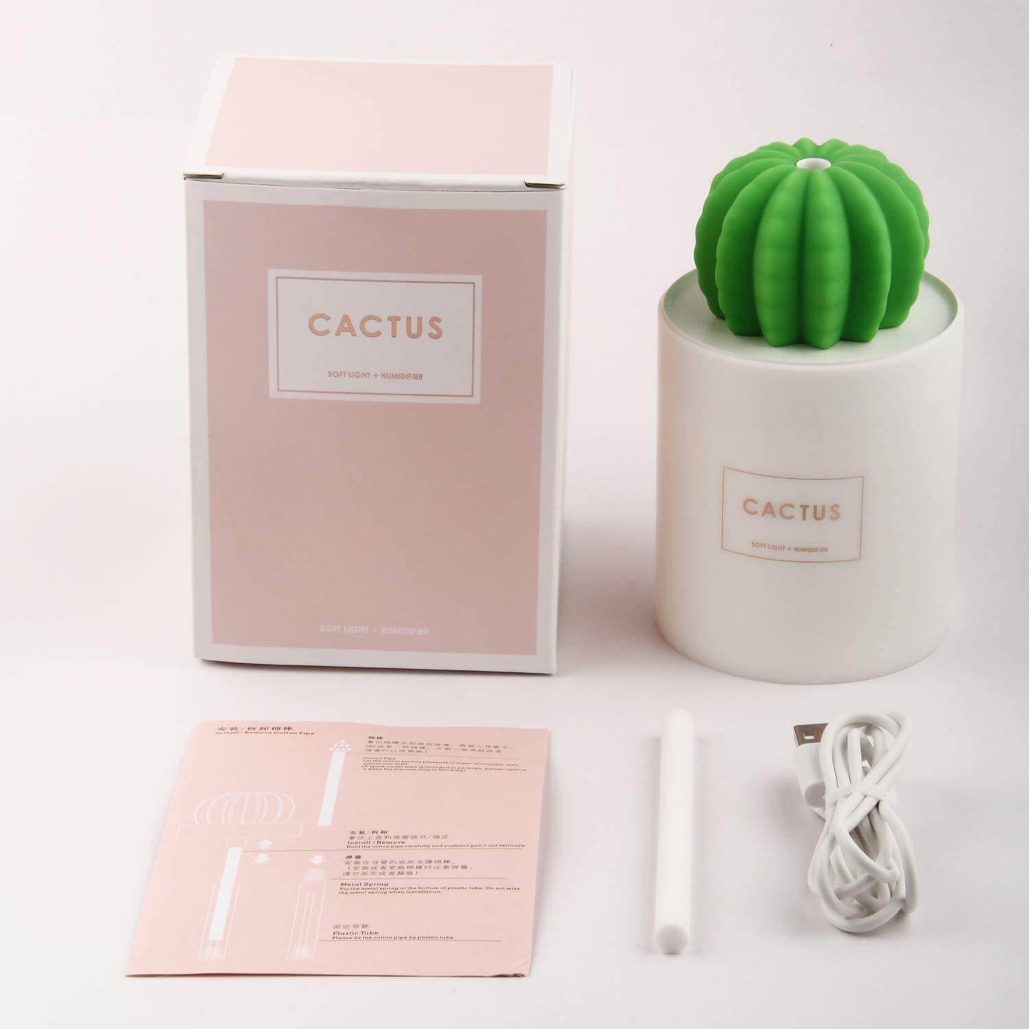 USB Cactus Humidifier (280ml) - DMC Wholesale