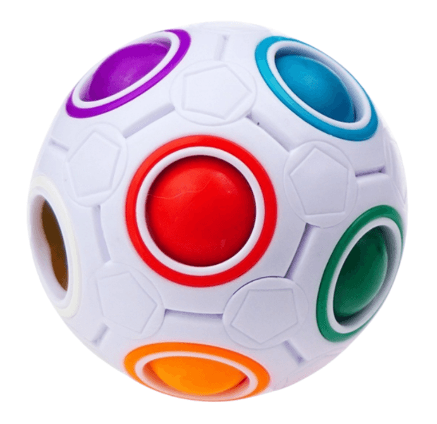Rainbow Fidget Puzzle Ball