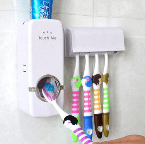 Plastic Toothpaste Dispenser - Alt View