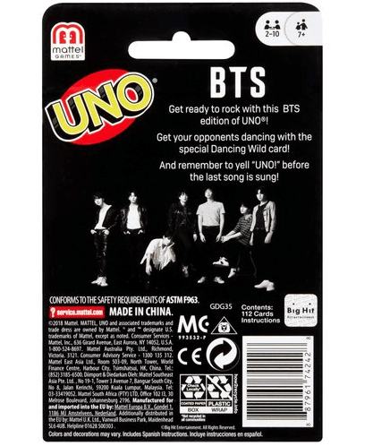 UNO BTS Card Game - DMC Wholesale