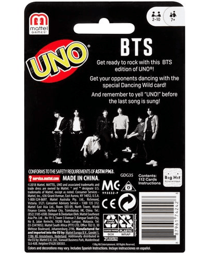UNO BTS Card Game - DMC Wholesale