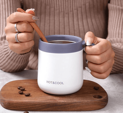 Double Steel Thermos Coffee Mug (500ml) - DMC Wholesale