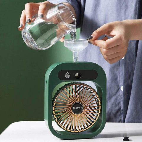 Multifunction Ice Fog Air Conditioning Fan - Alt View