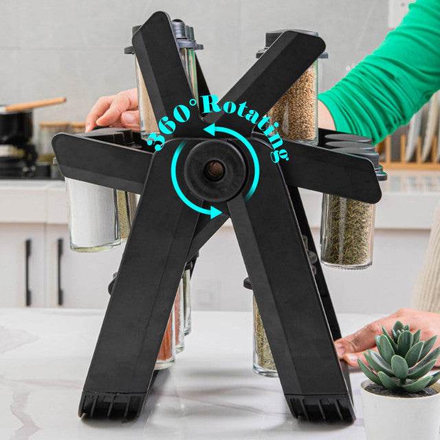 Jar Rotating Spice Rack (18 pcs) - DMC Wholesale