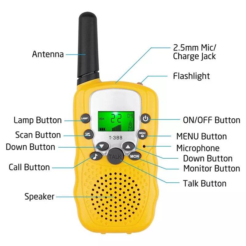 Little Explorer Walkie Talkie Set (3km Range)(2 pcs) - DMC Wholesale