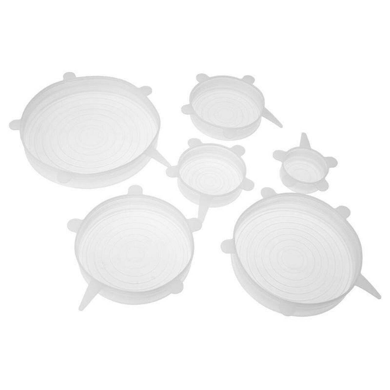 Reusable Stretch Silicone Lids (6 pcs) - DMC Wholesale