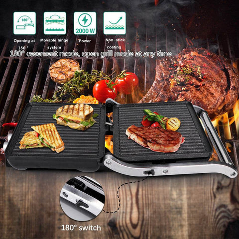 Electric Grill (2000W) - Alt View