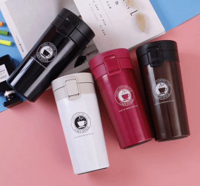Double Wall Vacuum Insulated Travel Coffee Cup (380ml) - DMC Wholesale
