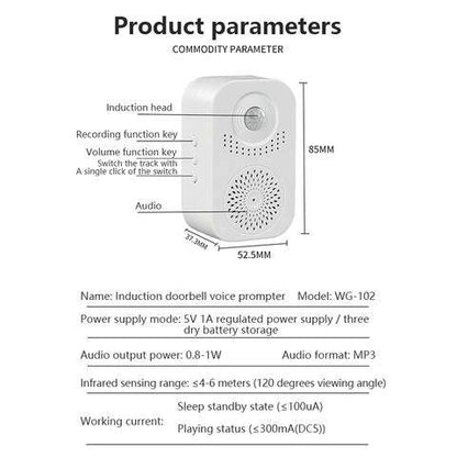 Inductive Doorbell Voice Reminder - DMC Wholesale