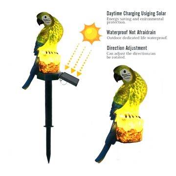 Parrot Shape Light LED Solar Garden Light